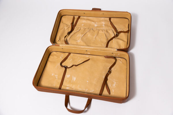 1996-2006 Ferrari 550 575 3-Piece Schedoni Leather Tan Luggage Set
