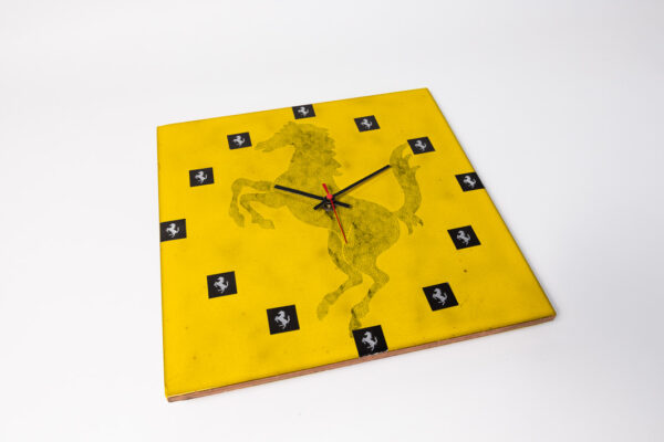 1970/80’s Enzo Ferrari Office Wall Tile Clock