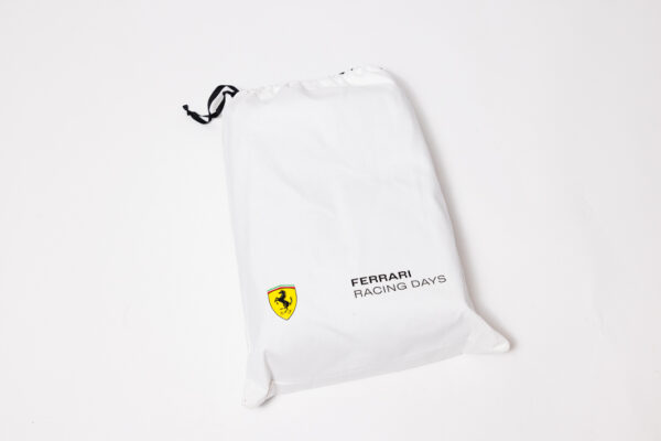 2010 Ferrari Racing Days Black Leather Shoe Bag 458 599 California