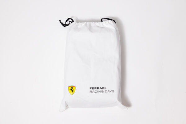 2010 Ferrari Racing Days Black Leather Shoe Bag 458 599 California