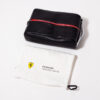 2010 Ferrari Racing Days Black Leather Shoe Bag 458 599 California