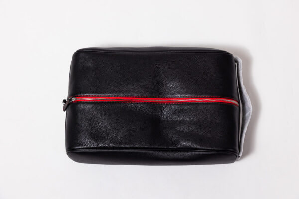 2010 Ferrari Racing Days Black Leather Shoe Bag 458 599 California
