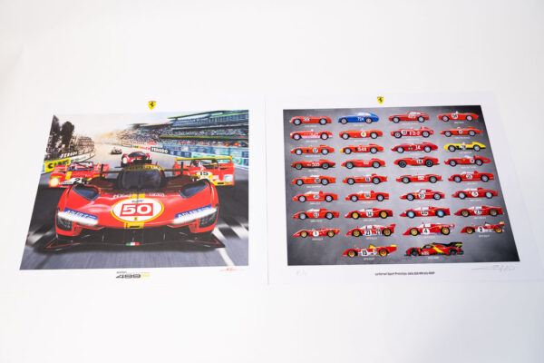 2022-23 Ferrari 499P Le Mans Limited Edition Print Set