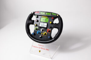 2001 Ferrari F1 Steering Wheel 1:1 Scale Trophy Michael Schumacher