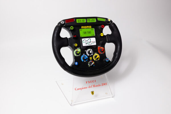 2001 Ferrari F1 Steering Wheel 1:1 Scale Trophy Michael Schumacher