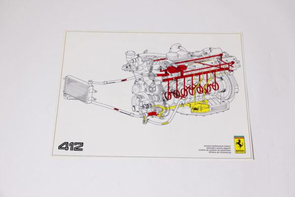 1985-92 Ferrari F40 412 Testarossa Workshop Drawing Set