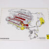 1985-92 Ferrari F40 412 Testarossa Workshop Drawing Set