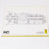 1985-92 Ferrari F40 412 Testarossa Workshop Drawing Set