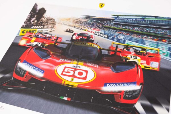 2022 Ferrari 499P Hypercar Reveal Limited Edition Print & Folder
