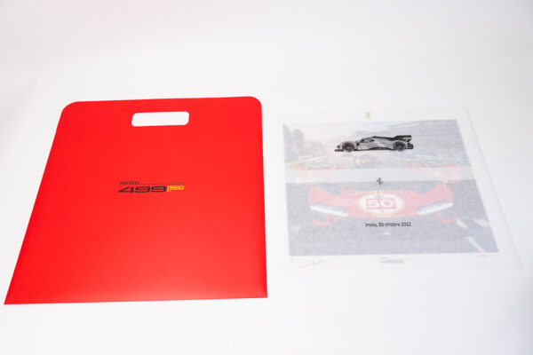 2022 Ferrari 499P Hypercar Reveal Limited Edition Print & Folder