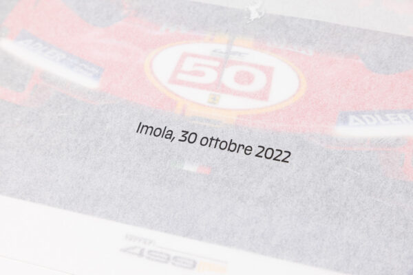 2022 Ferrari 499P Hypercar Reveal Limited Edition Print & Folder