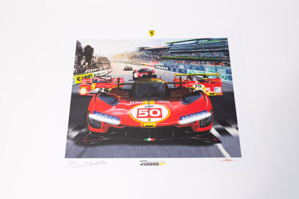 2022 Ferrari 499P Hypercar Reveal Limited Edition Print & Folder