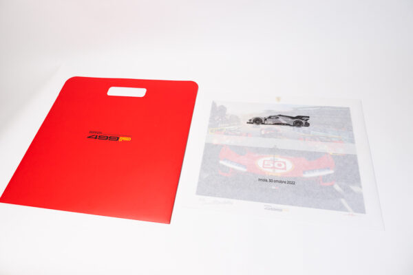 2022 Ferrari 499P Hypercar Reveal Limited Edition Print & Folder