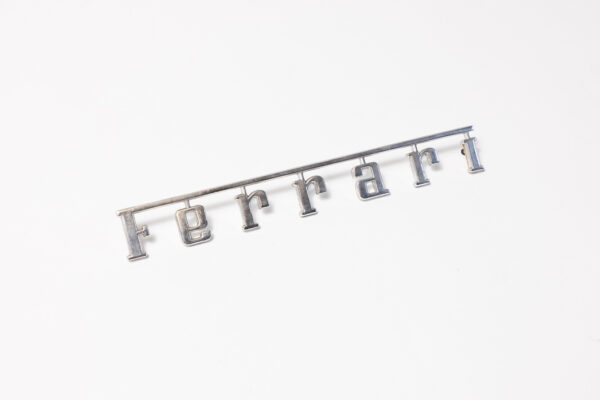 1970-95 Ferrari Script Rear Boot Bonnet Deck Lid Badge 308 328 348 355 Mondial TR