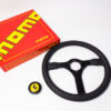 1987-92 Ferrari F40 MOMO Steering Wheel & Hub Kit NOS