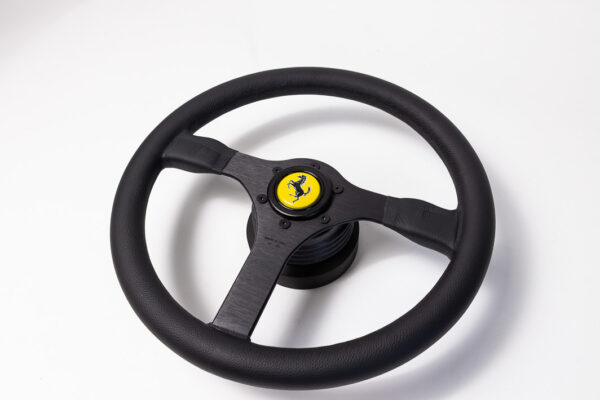 1987-92 Ferrari F40 MOMO Steering Wheel & Hub Kit NOS