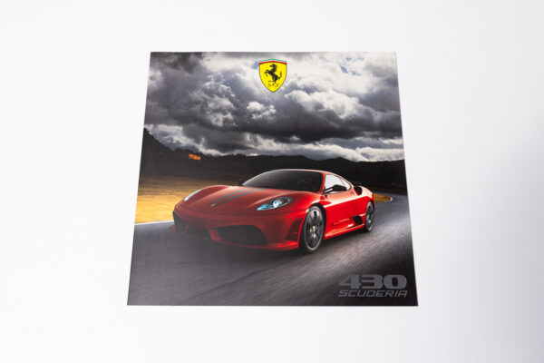 2007-09 Ferrari 430 Scuderia Owner's Manual Leather Pouch Press Kit