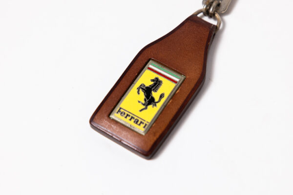 1980-90 Ferrari 308 328 Mondial Testarossa Schedoni Leather Keyring