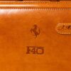 1987-92 Ferrari F40 NOS Complete 3-Piece Schedoni Leather Luggage Set