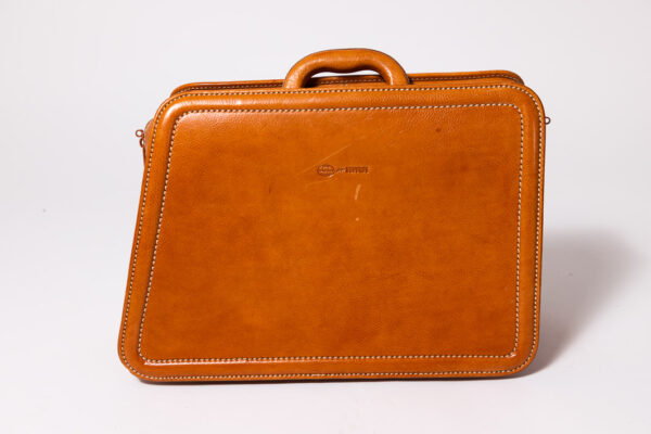 1987-92 Ferrari F40 NOS Complete 3-Piece Schedoni Leather Luggage Set