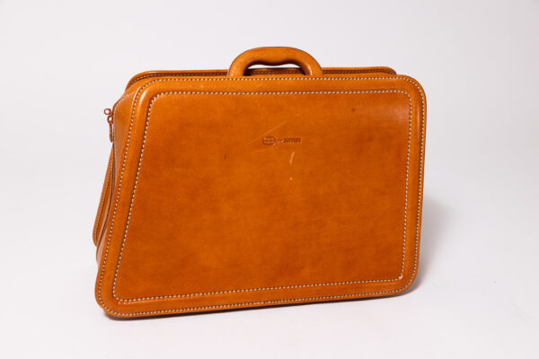 1987-92 Ferrari F40 NOS Complete 3-Piece Schedoni Leather Luggage Set