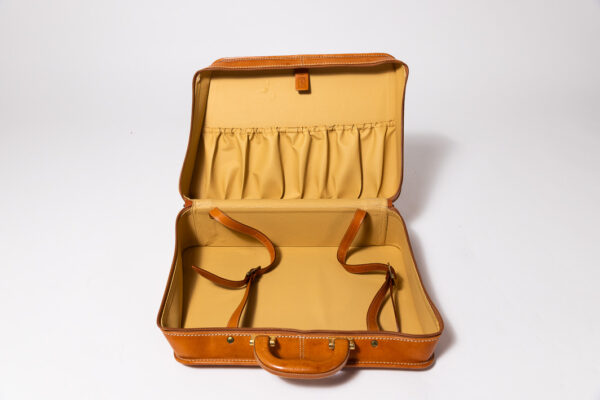 1987-92 Ferrari F40 NOS Complete 3-Piece Schedoni Leather Luggage Set