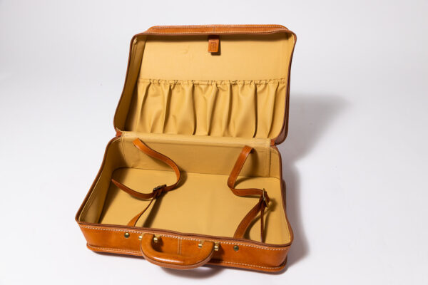 1987-92 Ferrari F40 NOS Complete 3-Piece Schedoni Leather Luggage Set