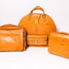 1987-92 Ferrari F40 NOS Complete 3-Piece Schedoni Leather Luggage Set