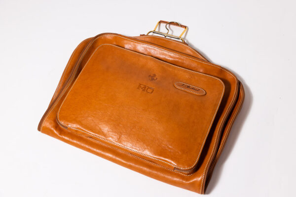 1987-92 Ferrari F40 NOS Complete 3-Piece Schedoni Leather Luggage Set