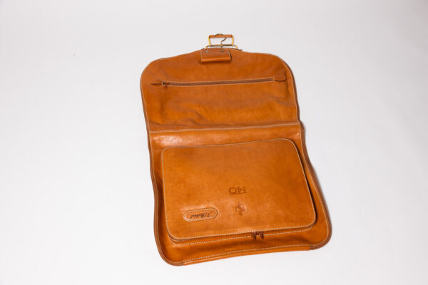 1987-92 Ferrari F40 NOS Complete 3-Piece Schedoni Leather Luggage Set