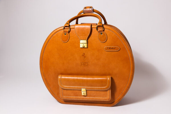 1987-92 Ferrari F40 NOS Complete 3-Piece Schedoni Leather Luggage Set