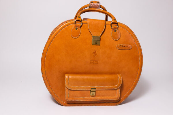 1987-92 Ferrari F40 NOS Complete 3-Piece Schedoni Leather Luggage Set