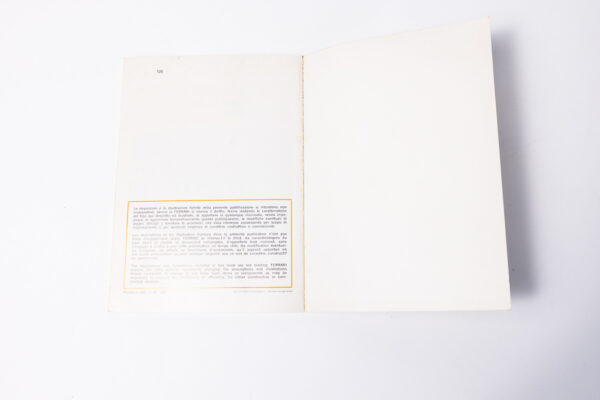 1971-72 Ferrari 246 Dino M-Series Owner’s Manual Handbook