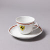 1970-80 Ferrari Richard Ginori Ristorante Cavallino Coffee Cup Saucer 308 328 Enzo
