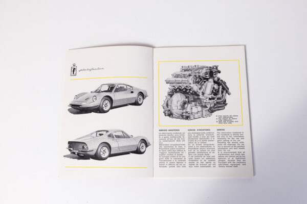 1972-74 Ferrari Dino 246 GT GTS Owner’s Manual & Spare Parts Catalogue Set