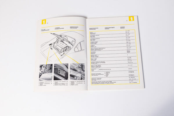 1972-74 Ferrari Dino 246 GT GTS Owner’s Manual & Spare Parts Catalogue Set