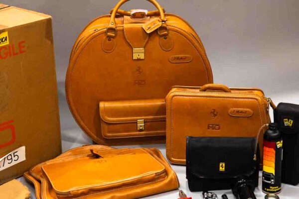 1987-92 Ferrari F40 Complete Owner's Kit Schedoni Luggage Tools Books