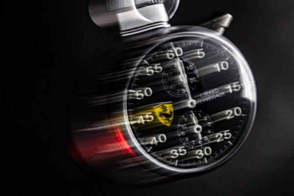 2000 Girard Perregaux pour Ferrari Sport Timer Clock Watch Stopwatch