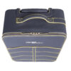 2015-2020 Ferrari 488 Spider 3-Piece Blue Yellow Stitching Schedoni Luggage Set