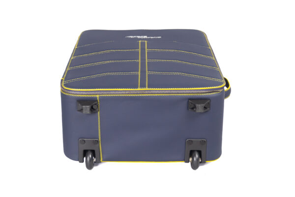 2015-2020 Ferrari 488 Spider 3-Piece Blue Yellow Stitching Schedoni Luggage Set