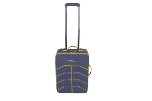 2015-2020 Ferrari 488 Spider 3-Piece Blue Yellow Stitching Schedoni Luggage Set