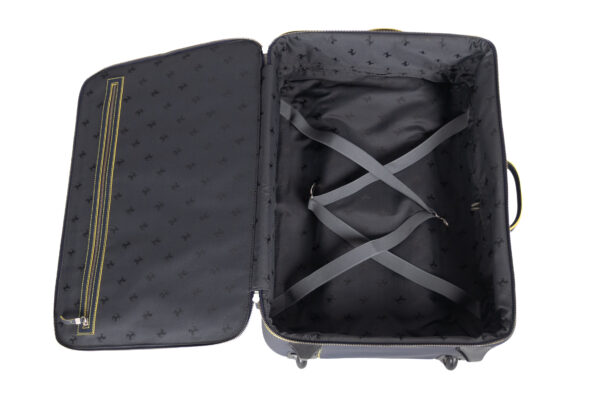 2015-2020 Ferrari 488 Spider 3-Piece Blue Yellow Stitching Schedoni Luggage Set