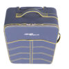 2015-2020 Ferrari 488 Spider 3-Piece Blue Yellow Stitching Schedoni Luggage Set