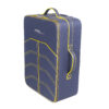 2015-2020 Ferrari 488 Spider 3-Piece Blue Yellow Stitching Schedoni Luggage Set