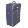 2015-2020 Ferrari 488 Spider 3-Piece Blue Yellow Stitching Schedoni Luggage Set