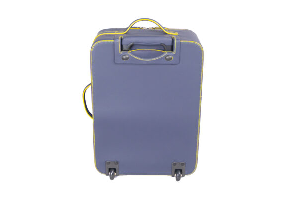 2015-2020 Ferrari 488 Spider 3-Piece Blue Yellow Stitching Schedoni Luggage Set