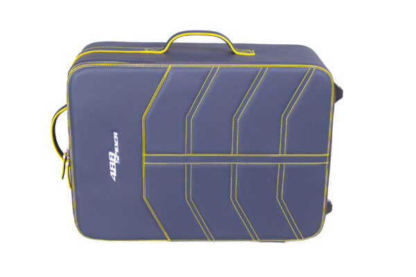 2015-2020 Ferrari 488 Spider 3-Piece Blue Yellow Stitching Schedoni Luggage Set