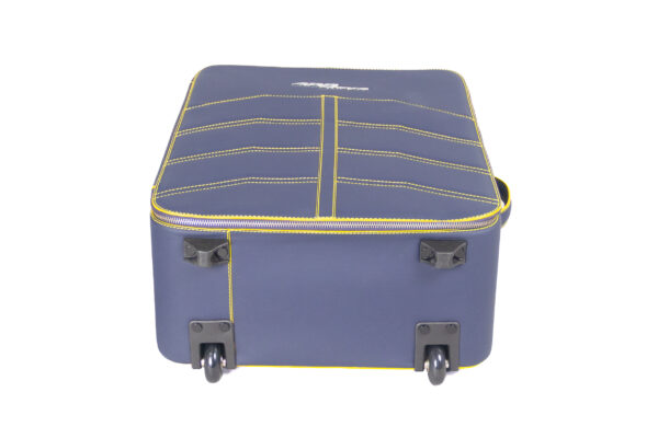 2015-2020 Ferrari 488 Spider 3-Piece Blue Yellow Stitching Schedoni Luggage Set