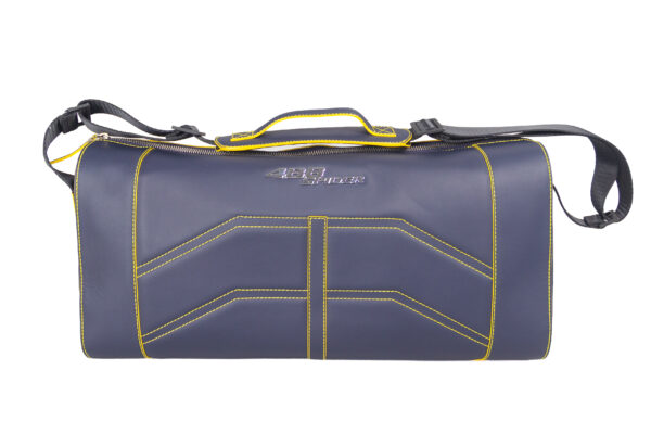 2015-2020 Ferrari 488 Spider 3-Piece Blue Yellow Stitching Schedoni Luggage Set