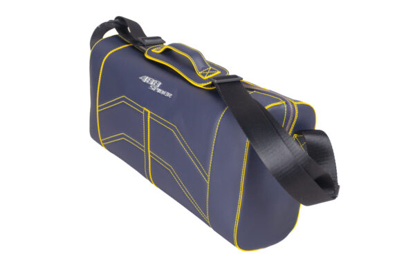 2015-2020 Ferrari 488 Spider 3-Piece Blue Yellow Stitching Schedoni Luggage Set